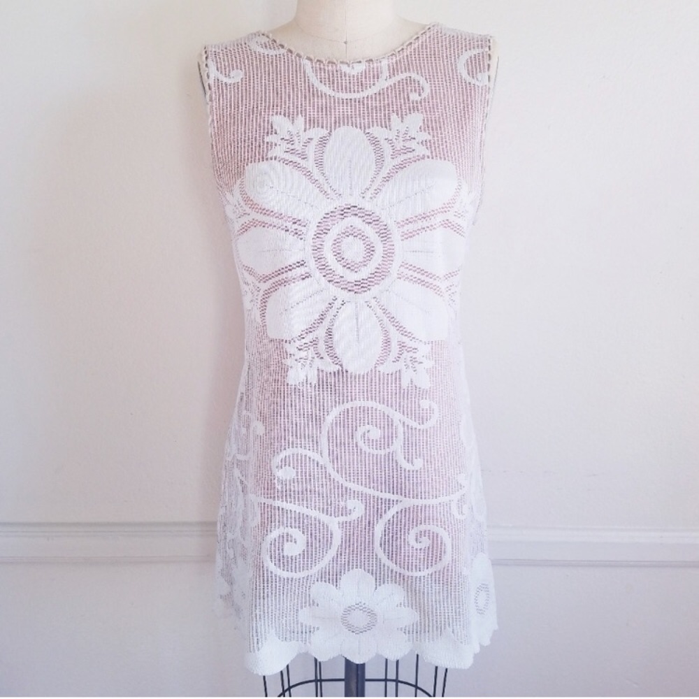 FREE PEOPLE WOMENS SIZE 6 LACE DRESS NEW ROMANTICS